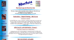 Desktop Screenshot of mastersinc.com